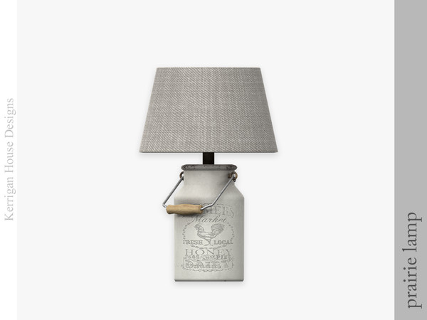 Sims 4 — Prairie Lamp by kerriganhouse — Give your interiors a rustic, country feel with these adorable farmhouse items.