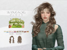 Sims 4 — WINGS HAIR-Fluffy long curly hair by wingssims — WINGS HAIR TS4 NL1020 (Fluffy long curly hair)
