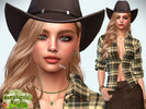 Sims 4 — Countryside Charm - Joy Kincaid by DarkWave14 — Download all CC's listed in the Required Tab to have the sim