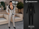 Sims 4 — Boss - Set by Beto_ae0 — Stylish and slightly sexy outfit for men, enjoy!