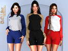 Sims 4 — Chill Mode Set by DOLilac — Includes: (Top + Bottom)