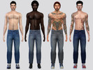 Sims 4 — Florien Denim Jeans by McLayneSims — TSR EXCLUSIVE