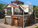 Sims 4 — Japanese rental houses by plumbobkingdom — This charming Japanese house combines traditional elements with