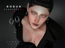 Sims 4 — Hoop earrings with pendants set by Bobur2 — Hoop earrings with pendants set for female