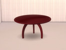 Sims 4 — Arak Table by camillahlst — Some tables have four legs. The Arak Table needs only three, each curved with the