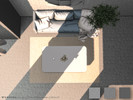 Sims 4 — Operato Concrete Floor by Caroll912 — A 3-swatch textured concrete floor in light and dark grey tones. Suitable