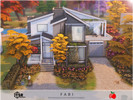 Sims 4 — Fabi - no cc by melapples — a family home for a household of musicians with a pet.
