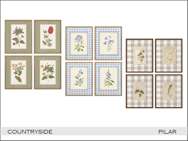 Sims 4 — Pilar CountrySide 4Paintings by Pilar — Country style is making a comeback this fall