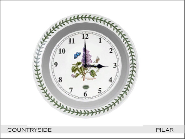 Sims 4 — Pilar CountrySide Clock by Pilar — Country style is making a comeback this fall