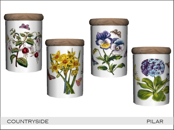 Sims 4 — Pilar CountrySide Jar by Pilar — Country style is making a comeback this fall