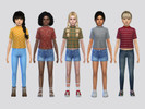 Sims 4 — Mock Hanging Shirt by McLayneSims — TSR EXCLUSIVE
