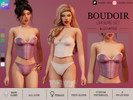Sims 4 — BOUDOIR - LINGERIE CORSET by linavees — New Mesh