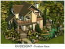 Sims 4 — Pinehaven House by RayDesign9 — I build this lot in Copperdale 30x30 lot size and 2 floor. This house has :