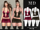 Sims 4 — Marian - Y2K two-piece set by Mydarling20 — Outfit Information Age Groups: Teens, Young Adults, Adults, Elders
