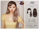 Sims 4 — Love Me Hairstyle - Style 3 by Ade_Darma — Love Me Hairstyle - Style 3 Ariana Grande - Hate That I Made You Love
