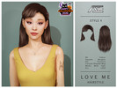 Sims 4 — Love Me Hairstyle - Style 4 by Ade_Darma — Love Me Hairstyle - Style 4 Ariana Grande - Hate That I Made You Love