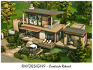 Sims 4 — Creekside Retreat by RayDesign9 — I build this lot in Widenburg 40x30 lot size and 2 floor. This house has :