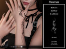 Sims 4 — Roots Hand Tattoo by Venerian - Left Arm by Venerian — 8 swatches Found in the lower left arm tattoo category No