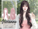 Sims 4 — Vivienne - Hairstyle v1 by VivianDang — - All new meshes