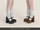 Sims 4 — Mary Jane heels with socks by Arltos — 8 colors.