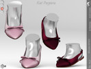 Sims 4 — Shoes KP2G- Infant by KaTPurpura — Elegant flat shoes with an elongated design