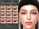 Sims 4 — Mia Eyes HQ by Caroll912 — A 9-swatch face paint set of eyes in different shades of blue, green, and brown.
