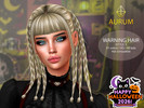 Sims 4 — Aurum - Warning Hair Style 4 by Aurum — HQ compatible textures