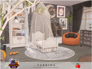 Sims 4 — Halloween 2026 - Sabrina - toddler bedroom by melapples — a spooky but also cute toddler bedroom. 6x6