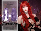 Sims 4 — Vivienne - Hairstyle v3 by VivianDang — - All new meshes