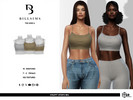 Sims 4 — Strappy Sports Bra by Bill_Sims — This top features a seamless design with thin straps! - Female, Teen-Elder. -