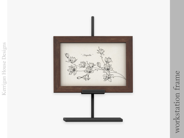 Sims 4 — Workstation Frame by kerriganhouse — A modern office and decor collection.