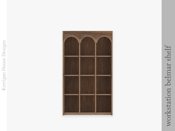 Sims 4 — Workstation Belmar Shelf by kerriganhouse — A modern office and decor collection.