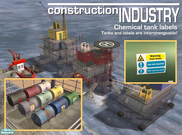 Sims 2 — Tank Label - Fumes by Cyclonesue — A decorative tank label. Tank colours and labels are interchangeable. Don't