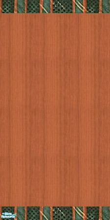 Sims 2 — Cafe Autumn Set - Cafe Autumn Wall by Riverwillows — Lovely warm pine wall with green accents. Part of the Cafe