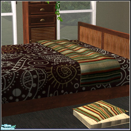 Sims 2 — Ethnic beddings for Silvia - blanket 5 by mirake — 
