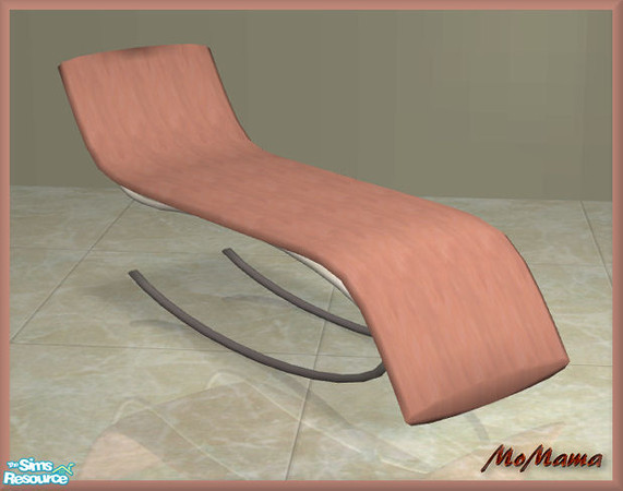 Sims 2 — NK TC63 Just Peachy Salsa BR - Loveseat by MoMama — A stylish loveseat in a pretty peach.
