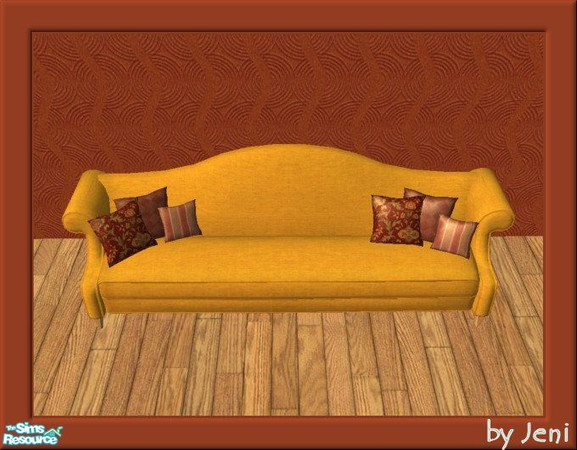 Sims 2 — Reds Cushions - Burgundy Floral by jeni —  A burgundy floral collection of Simadddict\'s Place Anywhere Accent