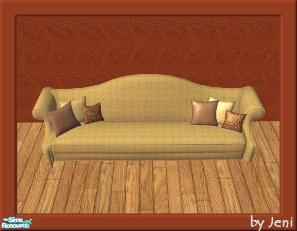 Sims 2 — Reds Cushions - Gold Brown by jeni —  A reddish brown and gold collection of Simadddict\'s Place Anywhere Accent