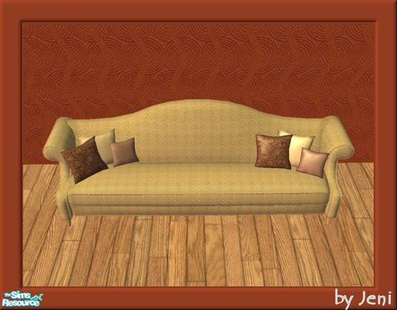 Sims 2 — Reds Cushions - Brown gold by jeni —  A golden brown/red collection of Simadddict\'s Place Anywhere Accent