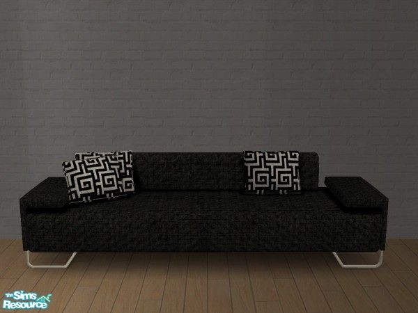 Sims 2 — Murano Lowlands - Earth &  Sky  Set  - Black by pixelatedwaffle — 