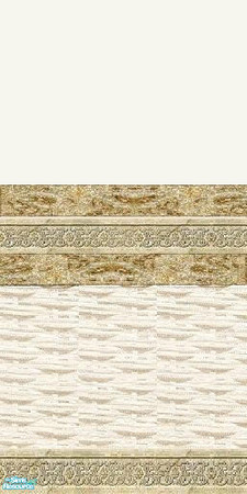 Sims 2 — StoneMarbleSet - Wall 3 by The_Unicorn — -