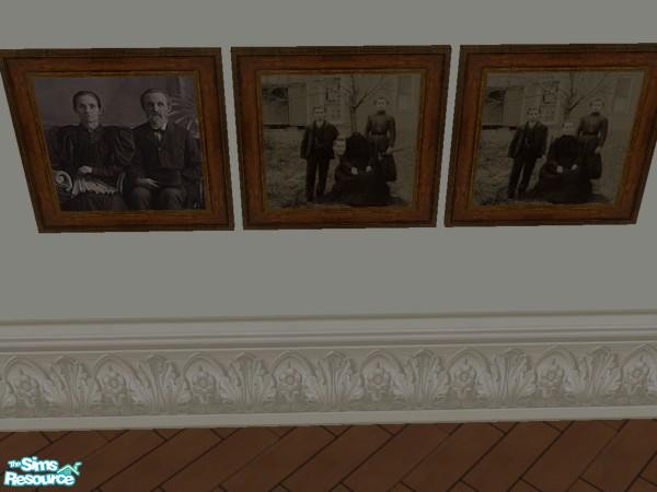 Sims 2 — Spooky Painting Set by priestmere — Three spooky paintings. I needed something for my haunted house that looked