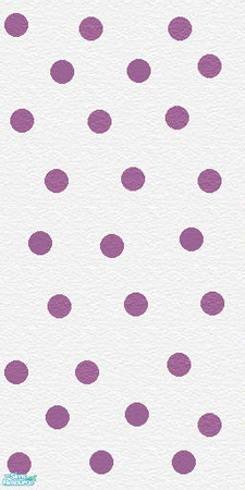 Sims 2 — Purple DOT WallPaint by DOT — Purple DOT Wall Paint DOTs Cove, dotted with towels. Sims 2 by DOT of The Sims