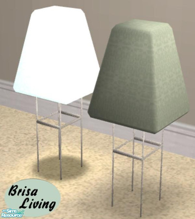 Sims 2 — Brisa Living - Table Lamp by NewSimSimGirl — A small and modern lamp, which is surprisingly bright!