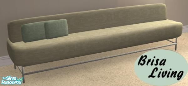 Sims 2 — Brisa Living - Sofa by NewSimSimGirl — A modern and simple sofa.