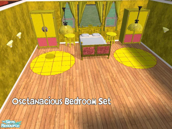 Sims 2 — Ostanacious Bedroom Set by simmyfan2852 — A lovely yellow bedroom set