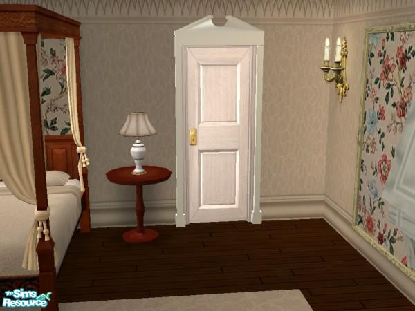 Sims 2 — The Classical Pediment by sammish — use 'move_objects on' to place this pediment over your doorway or arch for a