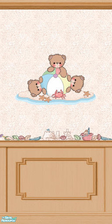 Sims 2 — TL - Summer Bears Grow-Up Wallpaper6 by TabbyLou — Wallpaper #6... Enjoy!