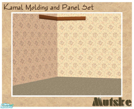 Sims 2 — Kamal Top Panel Molding Diagonal by Mutske — These are a better version of my first Molding and Panel set.