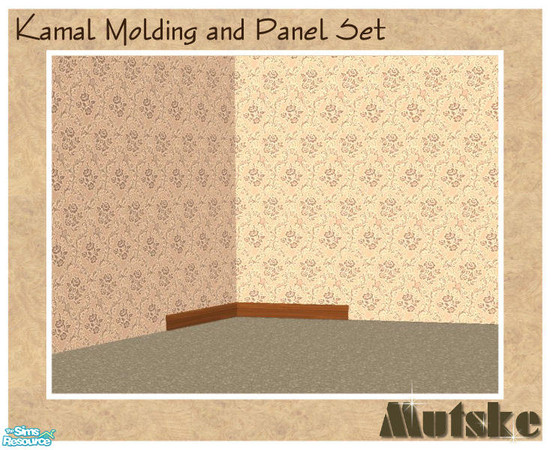 Sims 2 — Kamal Bottom Molding Diagonal by Mutske — These are a better version of my first Molding and Panel set. Diagonal